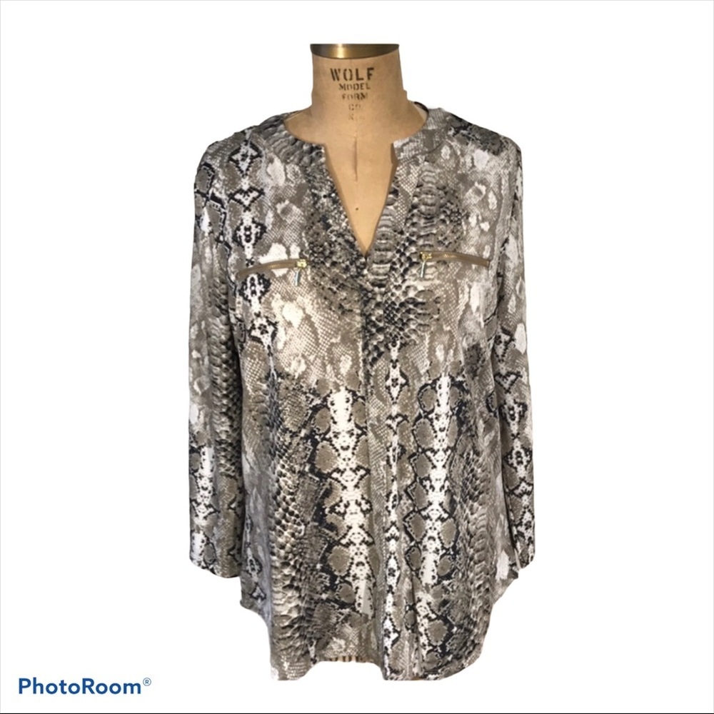 Nanette Lepore Python Jersey Top